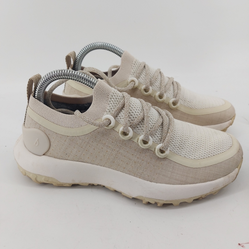 Allbirds SWT Women’s Size 7 Natural White Cream Sole Trail Runners Sneakers.